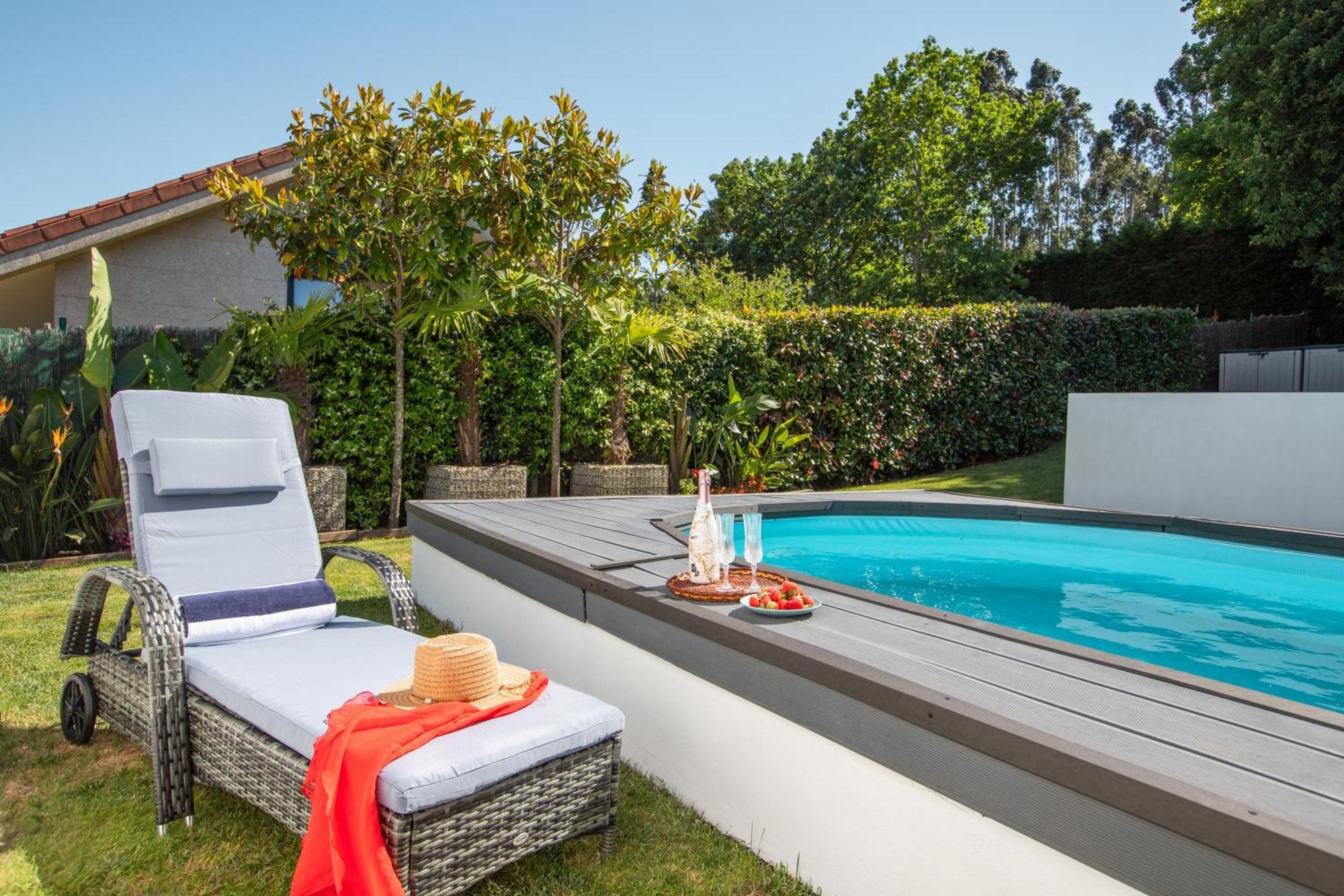 Villa Con Piscina Y Jardin, Santiago De Compostela Teo Kültér fotó