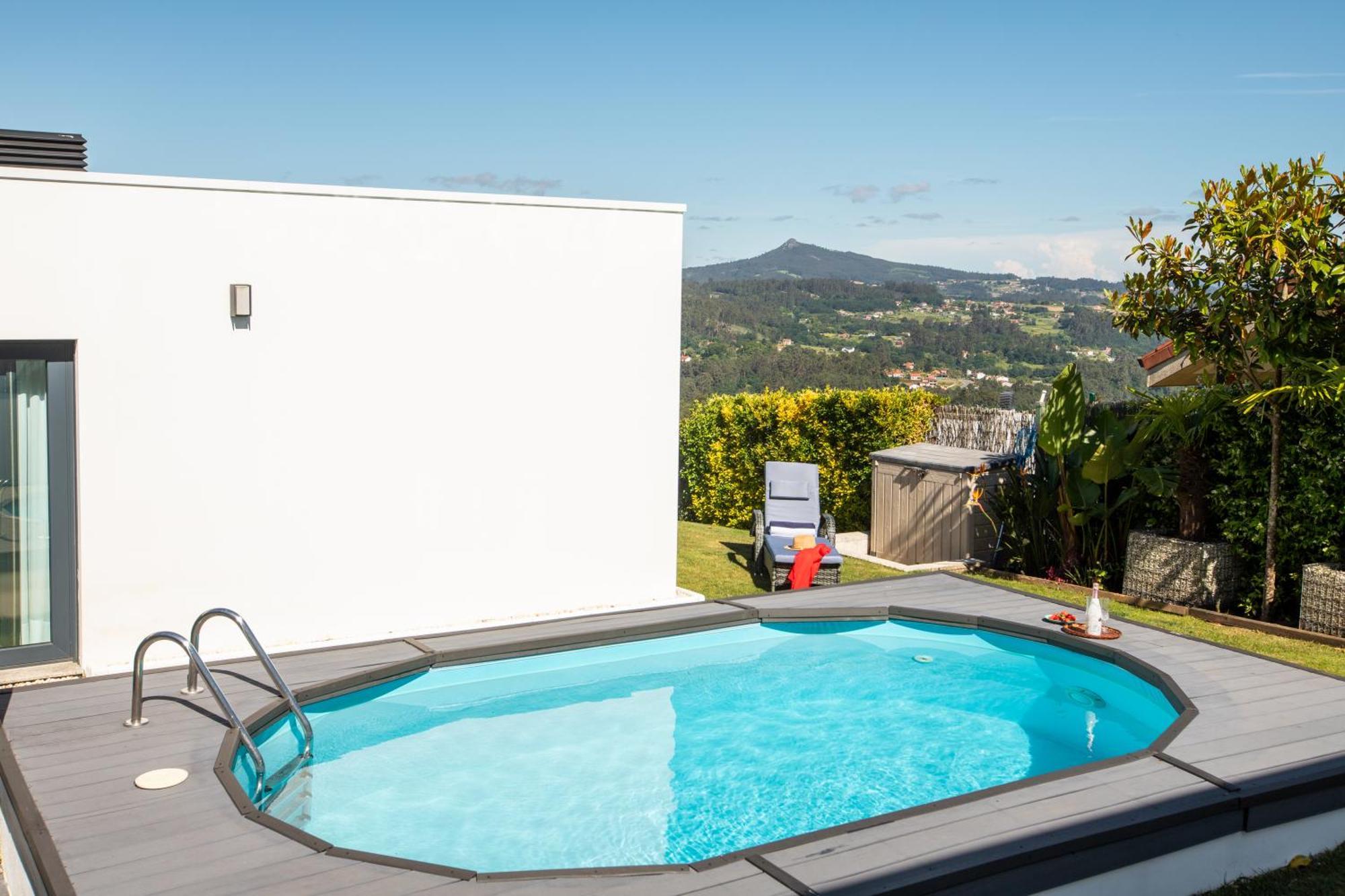 Villa Con Piscina Y Jardin, Santiago De Compostela Teo Kültér fotó